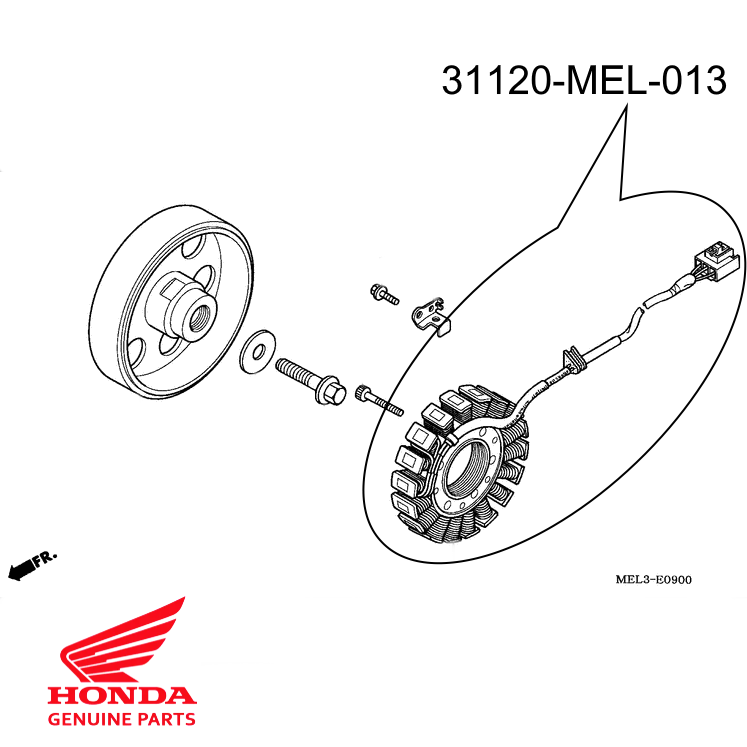 Honda OEM 31120-MEL-013