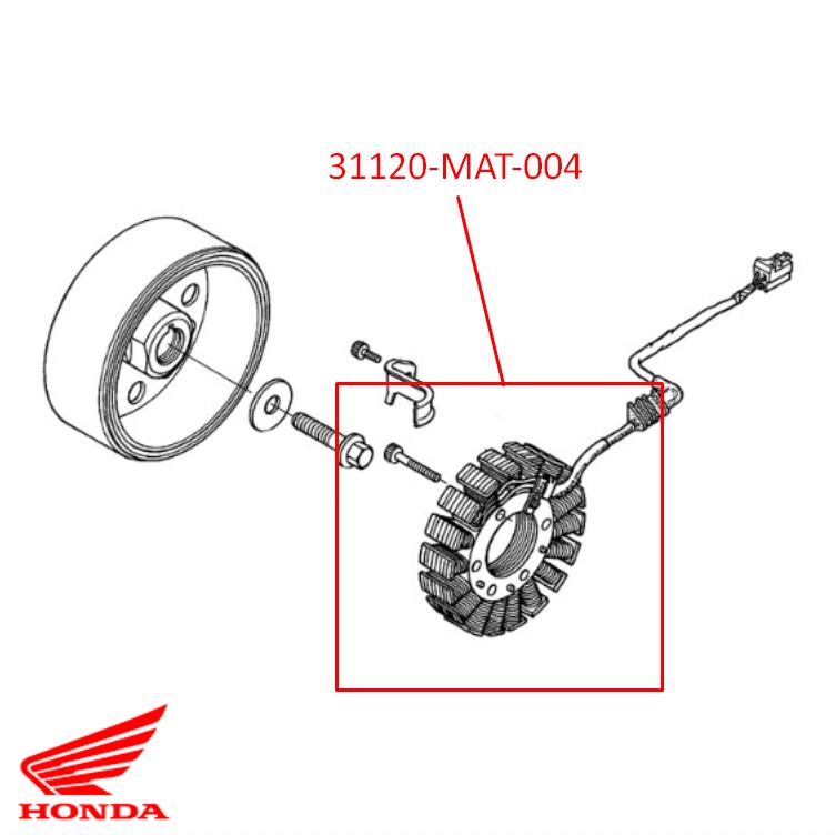 Генератор для Honda CBR1100XX Blackbird 31120-MAT-004
