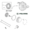 Генератор 4011427 система зажигания Polaris Sportsman XP 850