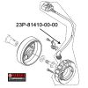 Статор генератора Yamaha OEM 23P-81410-00-00