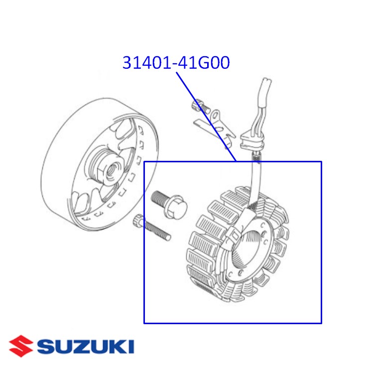 Статор 31401-41G00 SUZUKI GSX-R1000 K5, K6