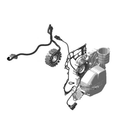 Snowmobile stator 420296908 Ski Doo