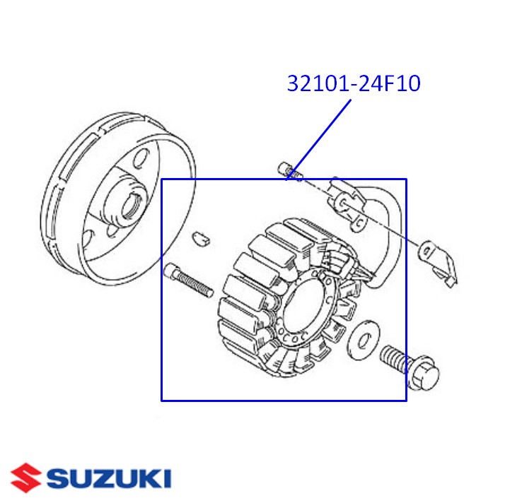 Генератор мотоцикла 32101-24F00, 32101-24F00 Suzuki Hayabusa GSX1300R