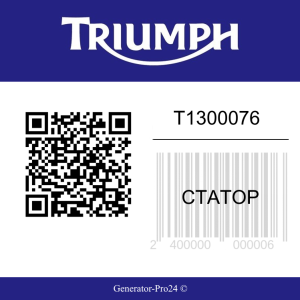 Статор T1300076 Triumph Scrambler Carb