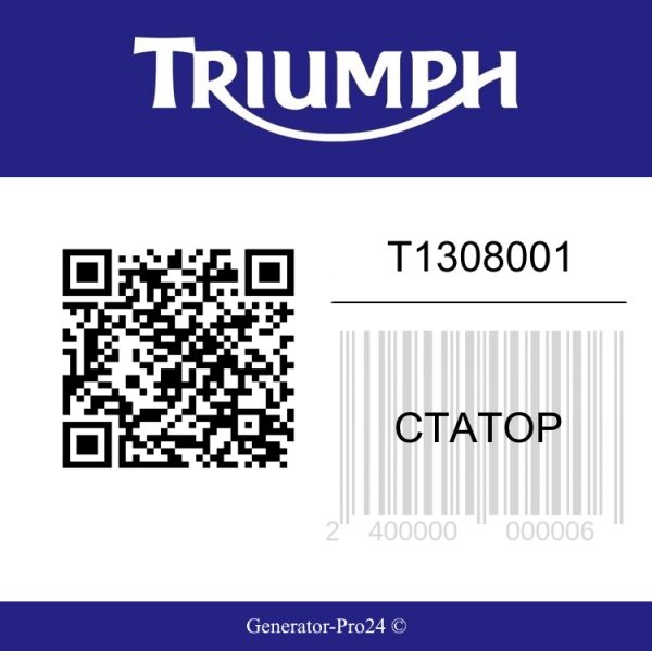 Статор T1308001 Triumph Bonneville T120