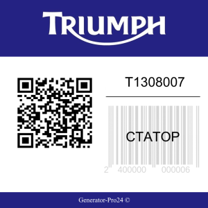 Статор T1308007 Triumph Thruxton RS