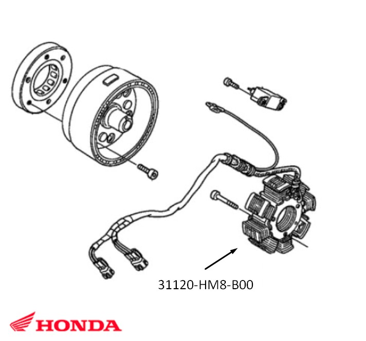 31120-HM8-B00 Honda TRX 250