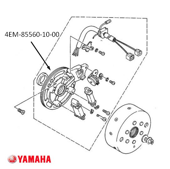 Статор 4EM-85560-10-00