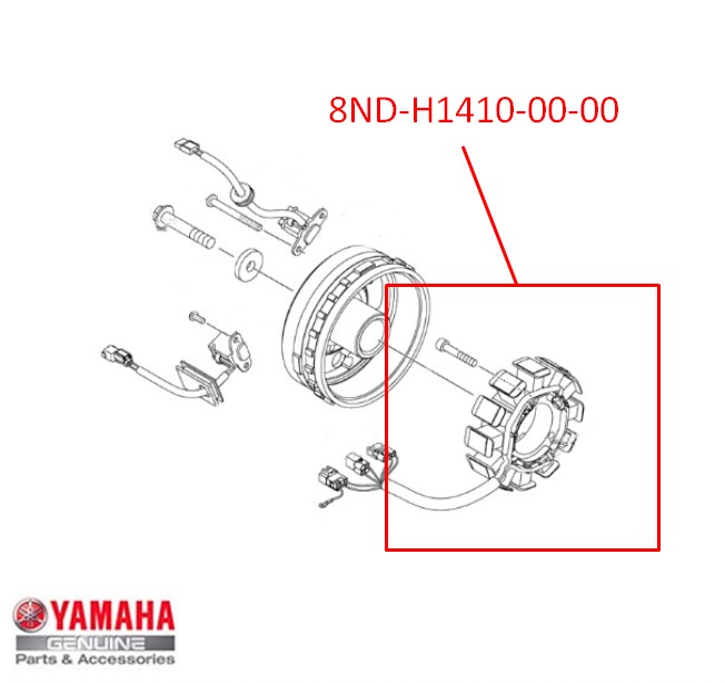 8ND-H1410-00-00 Yamaha Mountain MAX 800