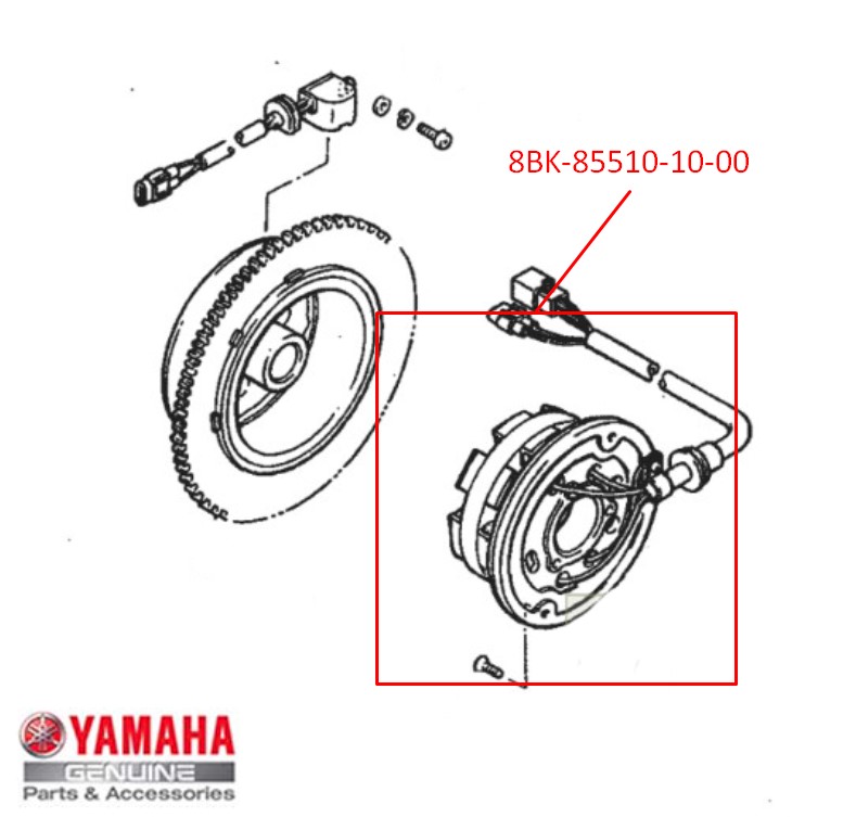 8BK-85510-10-00 Yamaha VT480