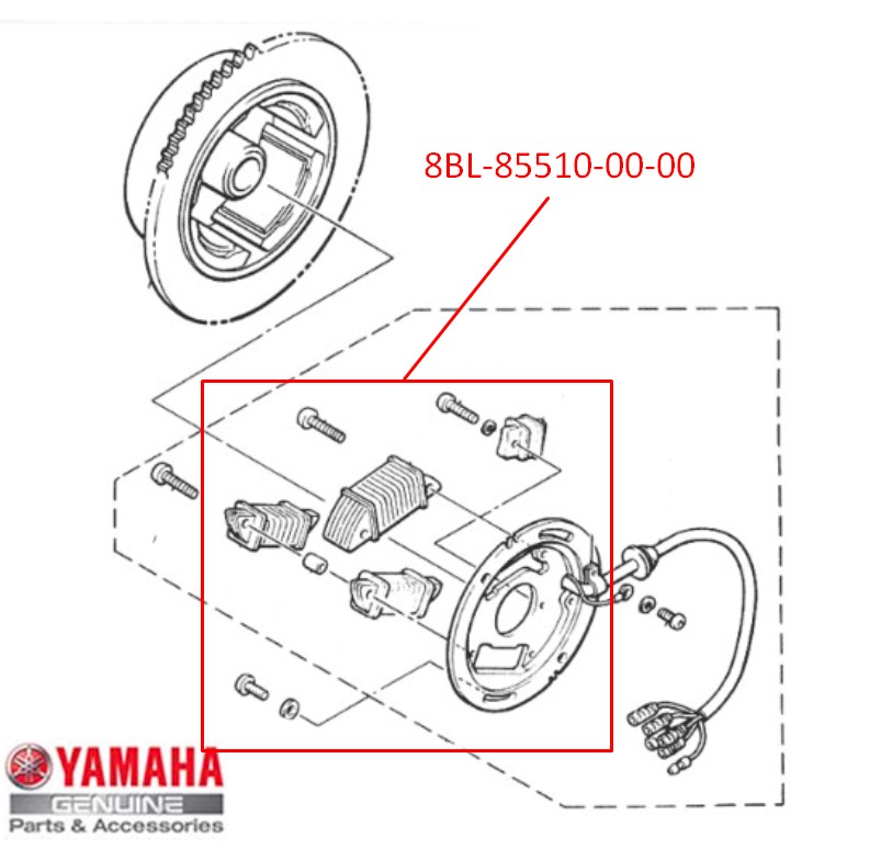 8BL-85510-00-00 Yamaha PZ480