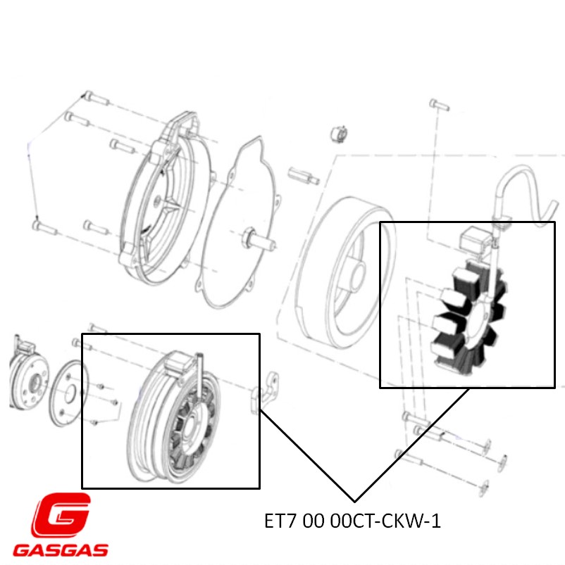 ET70000CT-CKW-1 GasGas TXT GP 125
