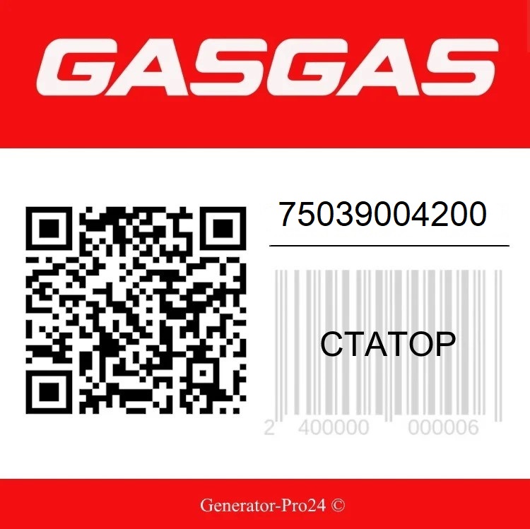 Статор генератор, магнето 75039004200, 750 39 004 200 GasGas SM 700