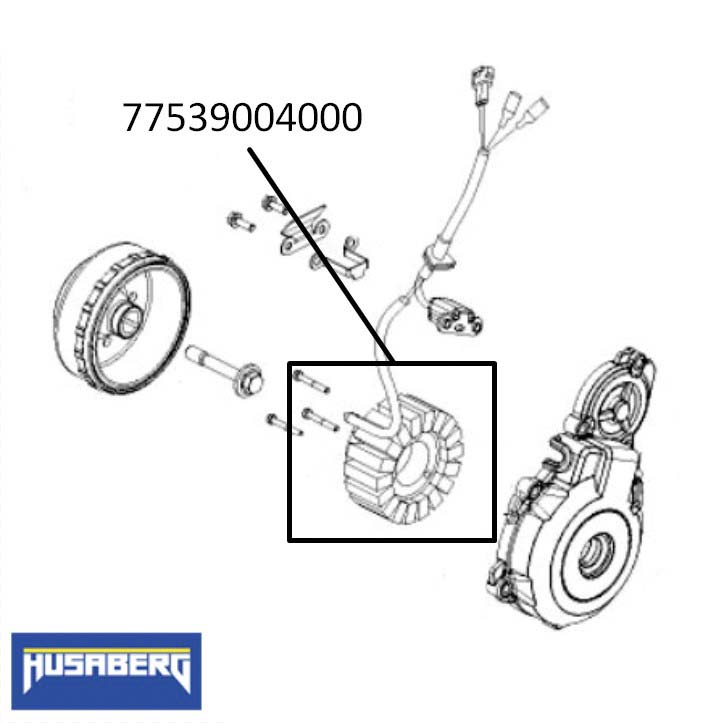 Статор мотоцикла 77539004000 Husaberg FE 250