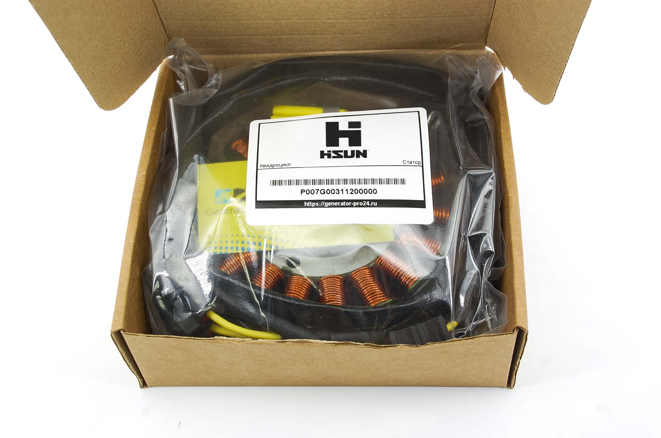 Генератор, магнето квадроцикла P007G00311200000, P007G00311200200 Hisun Tactic 550