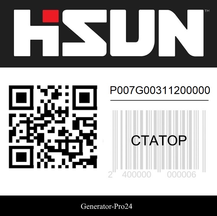 Статор генератора багги Hisun sector 550 P007G00311200000, P007G00311200200