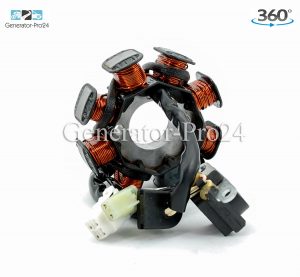 Статор генератора квадроцикла 43D-H5510-00-00 Yamaha Raptor 90