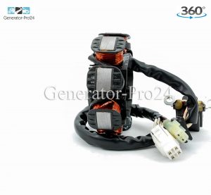 Статор генератора квадроцикла 43D-H5510-00-00 Yamaha Raptor 90